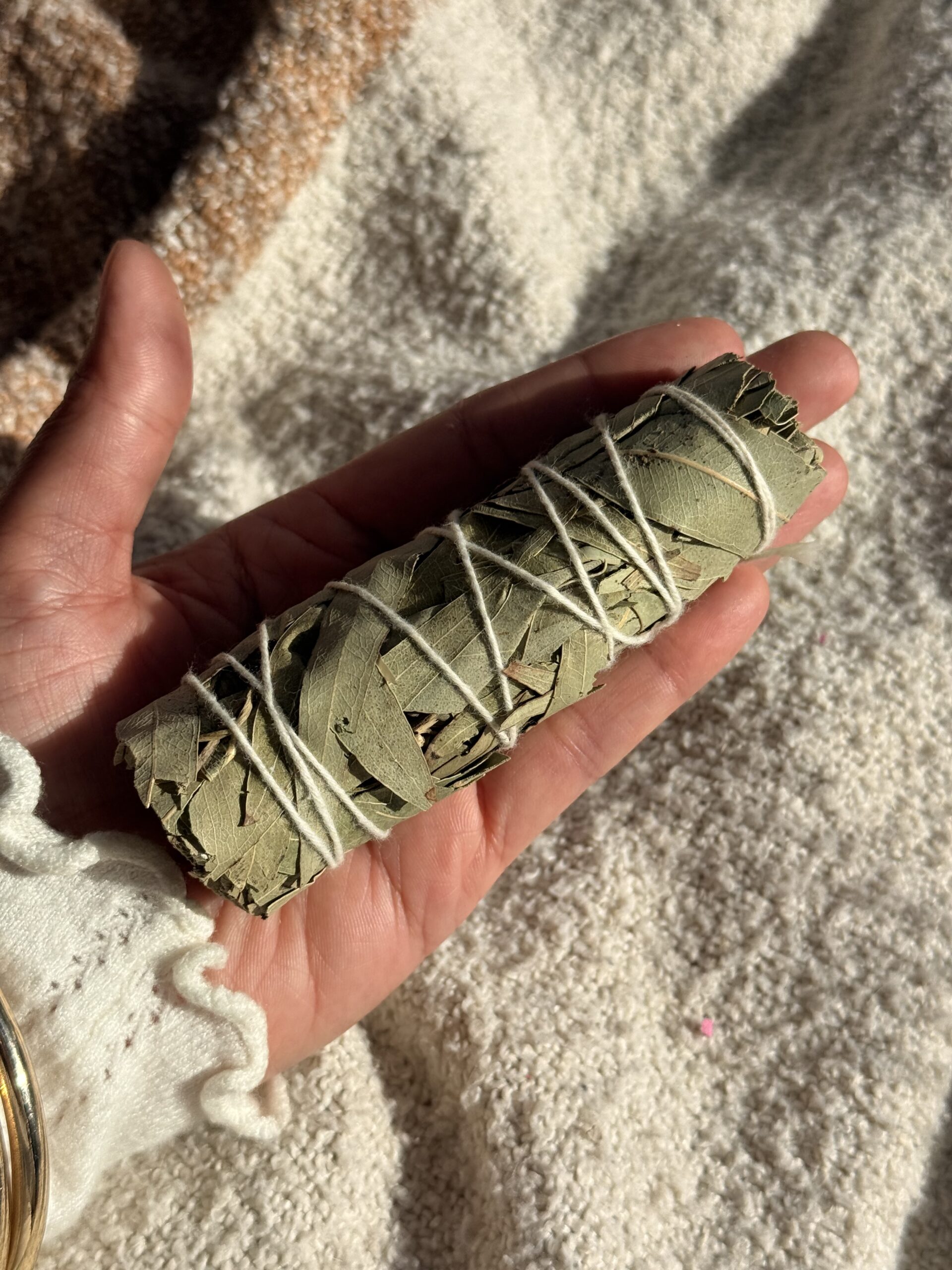 Eucalyptus Sage Smudge Stick 4" - Image 2
