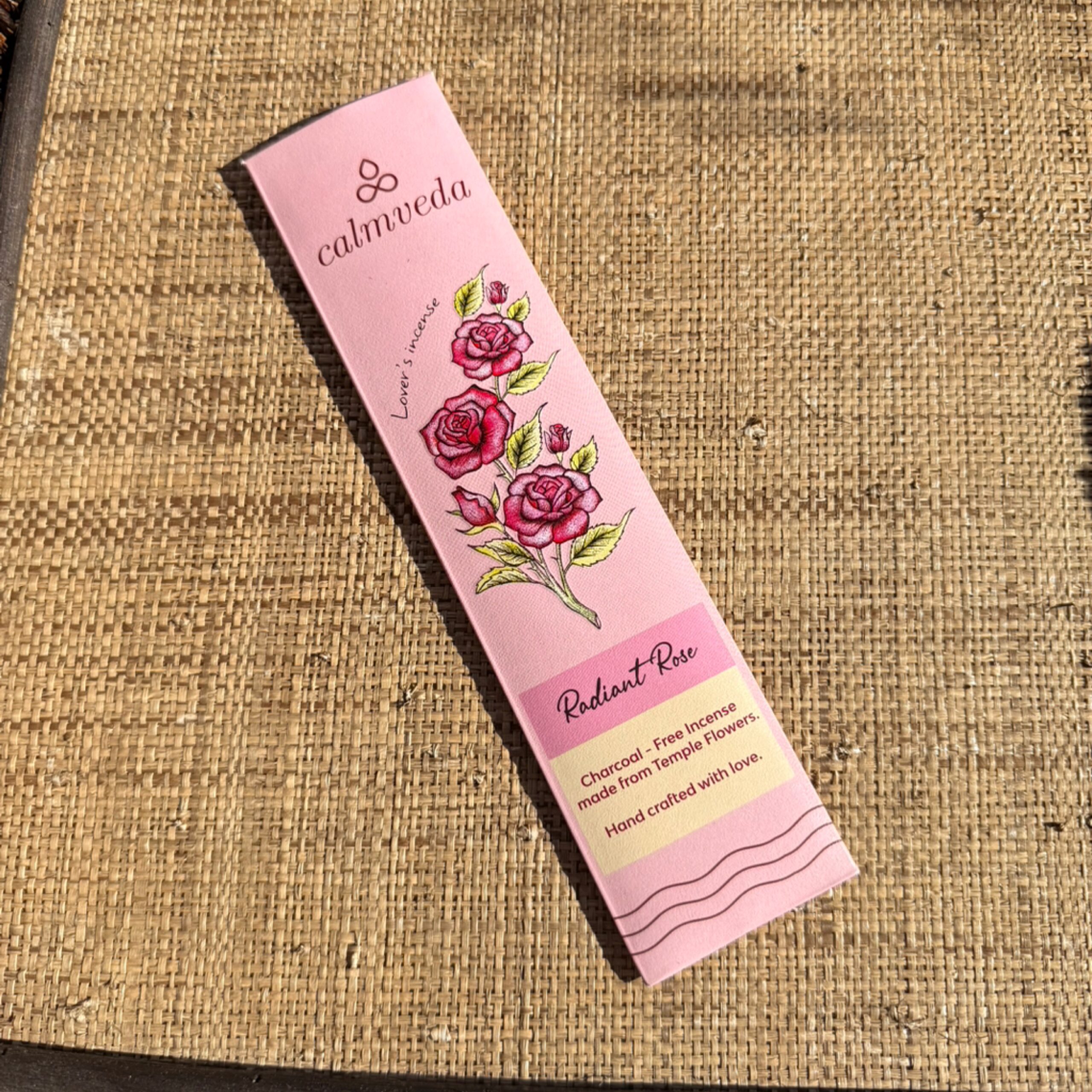 Radiant Rose Charcoal free Incense Sticks
