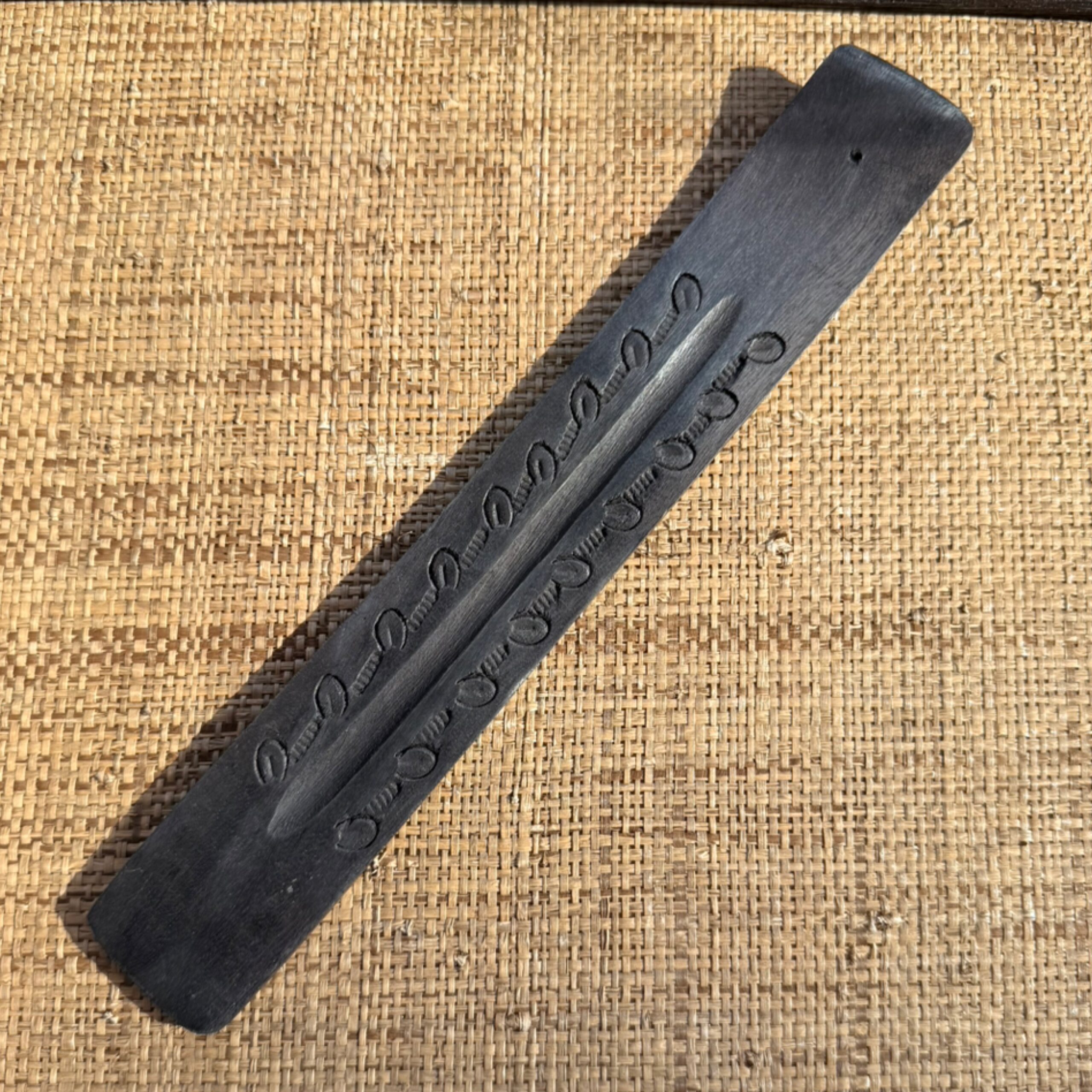 Wooden Incense Holder - Black