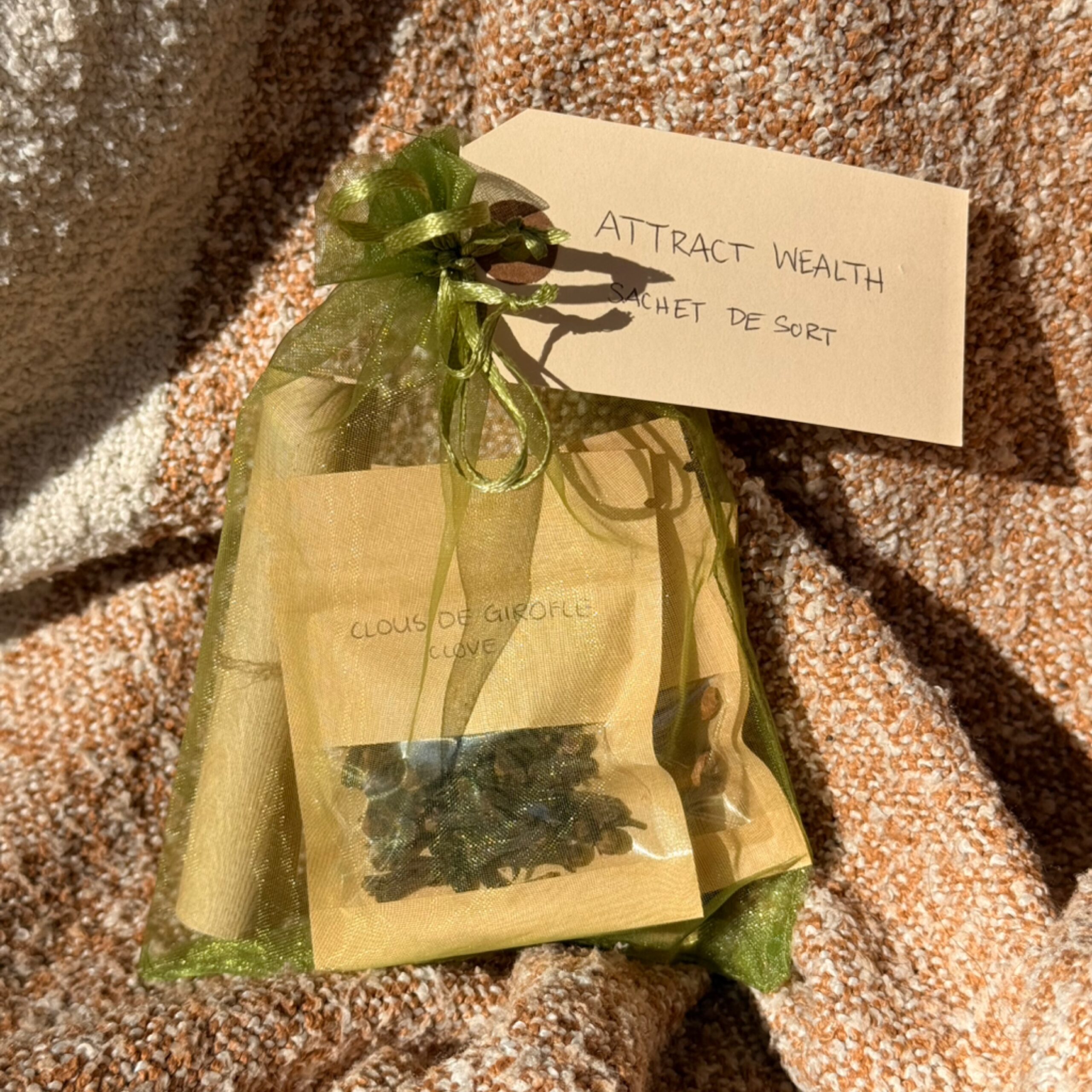 Attract Wealth Spell Sachet